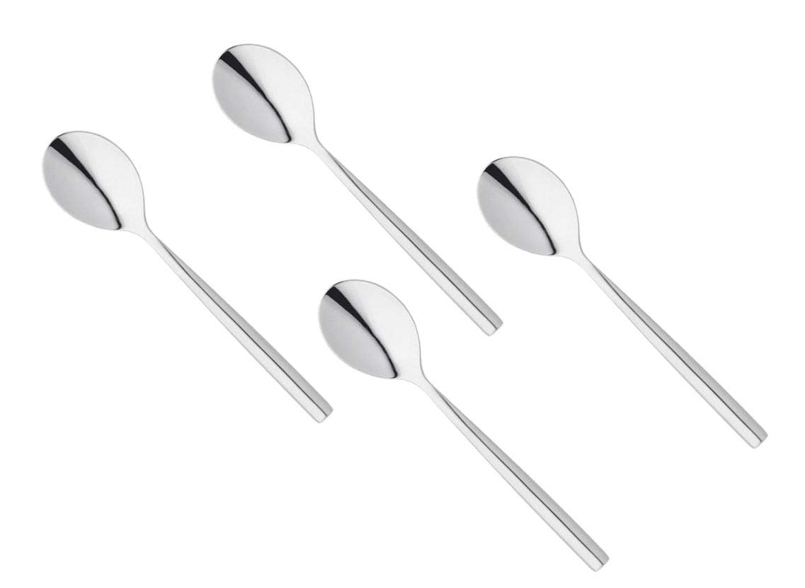 Stellar Silver Rochester Stainless Steel Teaspoon Tea Coffee Spoon Cutlery In Set Deals (Set Of 4)