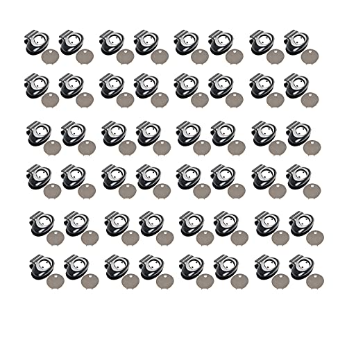 NKMJ Trigger Lock, Gun Lock, Finger Trigger Lock Gun Locks Fit Most Handguns Shotguns and Rifles Black(48pcs)