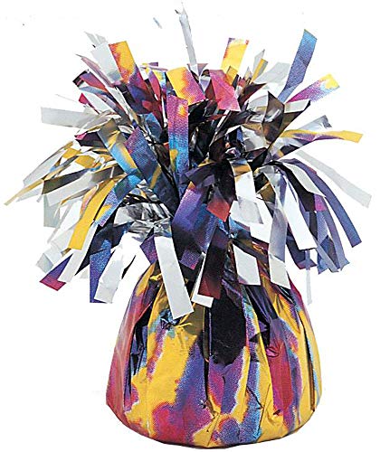Unique Party 4927 - Peso per Palloncino in Foil Tie-Dye