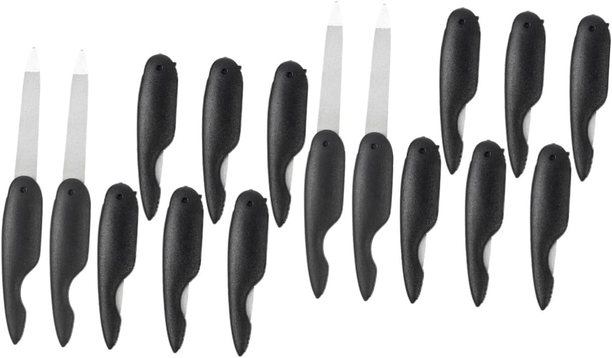 2 Sets Manicure Nagelvijlen Dubbelzijdige Nagelbuffervijlen Nagelvormgereedschappen Nagelpolijstgereedschap Metaal Materiaal 8 Stuks * 2 2 Sets Manicure Nagelvijlen Dubbelzijdige Nagelbuffervijlen Nagelvormgereedschappen Nagelpolijstgereedschap Metaal Materiaal 8 Stuks * 2