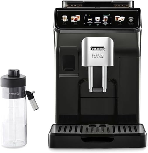 De’Longhi – Cafetera superautomática De´Longhi Eletta Explore ECAM450.65.G con programas de bebidas de café frías y calientes.