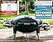 ROMMELSBACHER Barbecue Grill BBQ 4000, 2 -teiliger Grillrost aus Gusseisen, Scharnierdeckel mit Temperaturanzeige, Temperaturen bis 300 °C, stufenlos regelbar, erweiterbar mit Grillwagen, 2200 W