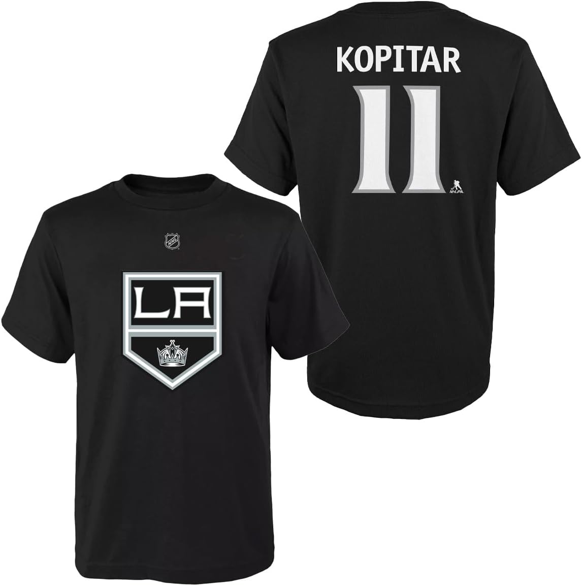 Outerstuff Anze Kopitar Los Angeles Kings #11 Youth Boys Size Player Name & Number T-Shirt