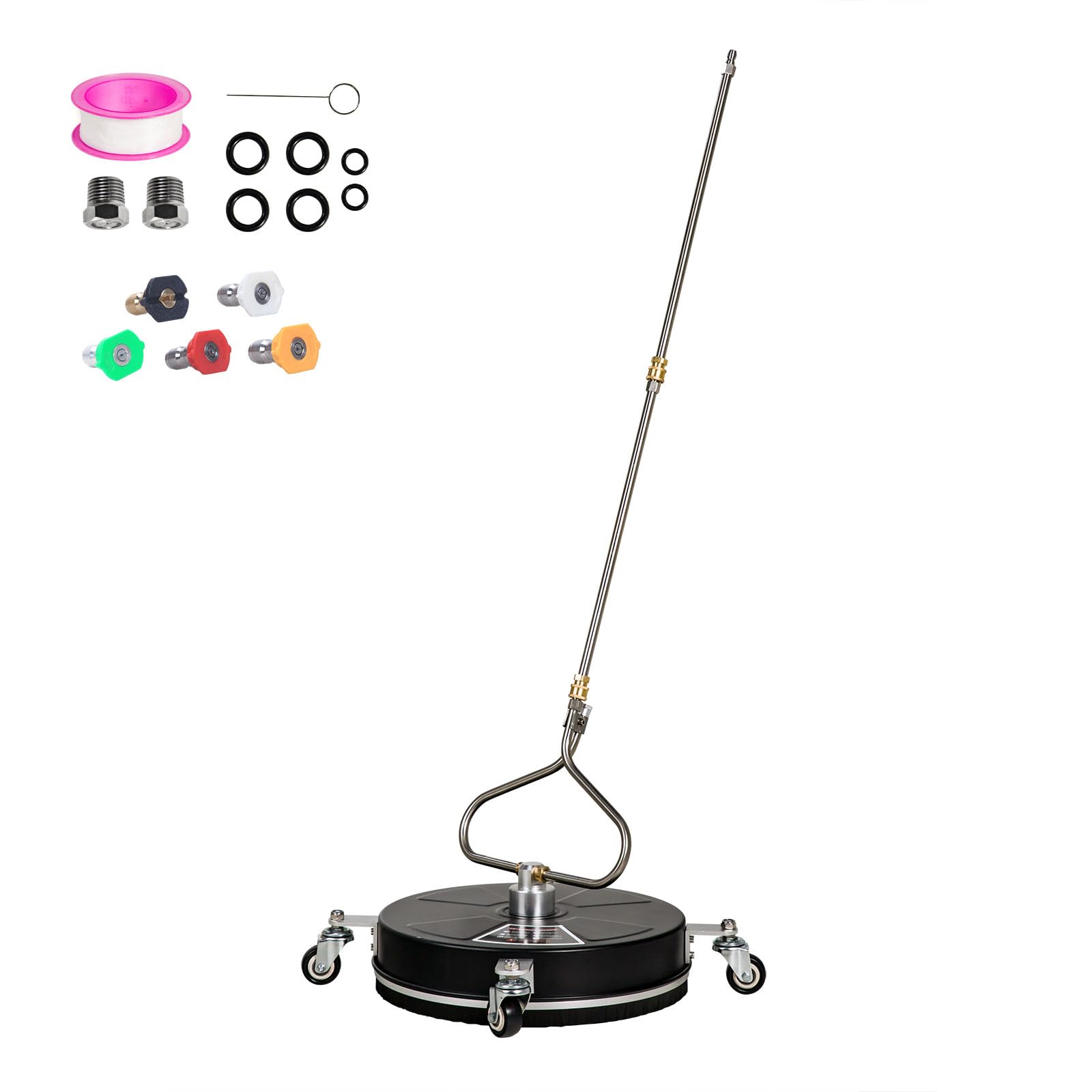 OCPTY 15" Pressure Washer Surface Cleaner with 4 Wheels, 4.0 GPM, 4000PSI
