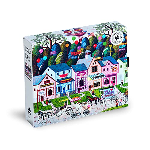 Buffalo Games - Silver Select - Charles Wysocki - Confection Street - 1000 Piece Jigsaw Puzzle for Adults - Challenging Puzzle Perfect for Game Nights - Finished Size is 26.75 x 19.75 - image 1