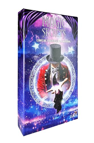 LUGY - Boite de Magie - 30 Tours faciles Enfant - Jeu Simple avec 5 Accessoires Magiques et DIY 10/14ans - Coffret de Magie Compact et adapté pour Tous Niveaux - Kit Fun pour Toute la Famille