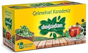 Doğadan Geleneksel Karadeniz Bardak Poşet Çay 25'li 50 gr