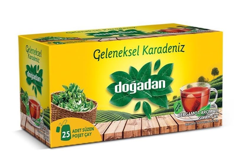 Doğadan Geleneksel Karadeniz Bardak Poşet Çay 25'li 50 gr