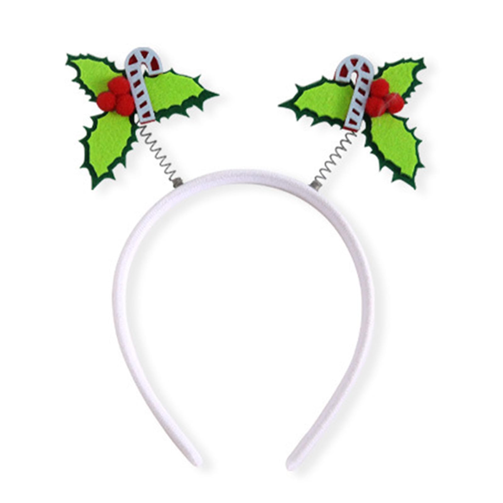 MICFENY Fluorescent Hairband For Nighttime Event Soft Elastic Noctilucence Hairhoop for Christmas Party Gathering