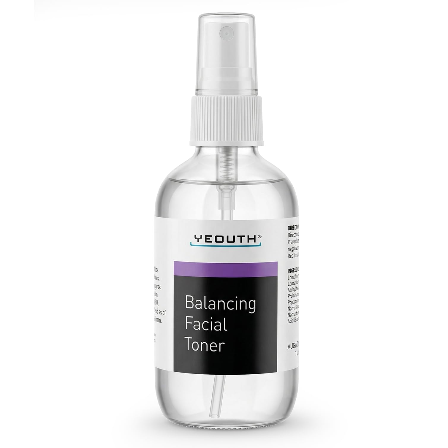 YEOUTH Toner Visage à Camomille et Allantoïne, Équilibrant pH Tonique Clarifiant, Hydratant Tonique Visage Sans Alcool 100ml