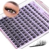 Wispy Fluffy Lash Clusters 8–14mm Short Eyelash Clusters Natural CC Curl Individual Lashes Extensions DIY Cluster Eyelash Extensions with Thin Lash Band for Daily Wear, Clean Girl & Soft Glam Yawamica