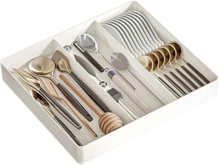 Multifunctional Drawer Storage Box Effective Kitchen Organization Holder Expandable Drawer Separator for Utensils