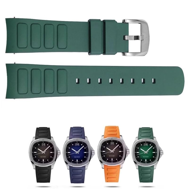 Bracelet montre Mido Multifort TV courbe résout les cassures caoutchouc étanche beige