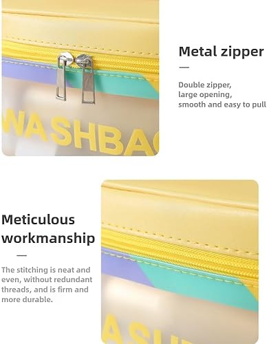 Miniatura 4 de Neceser Bolsa de viaje Bolsa de maquillaje resistente al agua Bolsa de cosméticos Organizador de viaje Contenedor de tamaño completo Artículos de