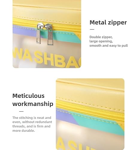 Miniatura 9 de Neceser Bolsa de viaje Bolsa de maquillaje resistente al agua Bolsa de cosméticos Organizador de viaje Contenedor de tamaño completo Artículos de