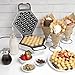 Bubble Waffle Maker- Electric Nonstick Hong Kong Egg Waffler Iron Griddle w Ready Indicator Light- Ready in under 5 Mins w Recipe Guide- Homemade DIY Ice Cream Cones- Special Breakfast, Dessert Gift