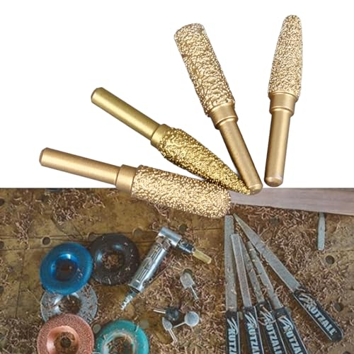 Kit de 4 fresas rotativas para metal y madera miniatura 6