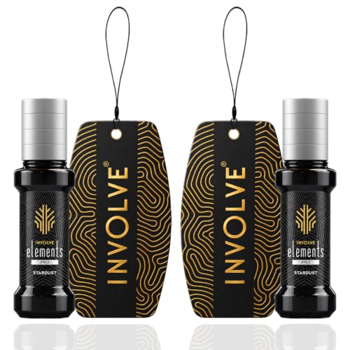 Image of Involve Elements Pro - Star Dust Car Perfume Spray - Pack of 2-30 Ml Each | Premium Luxury Car Air Freshener | 200+ Sprays Each | Long-Lasting Car Fragrance | Car Accessories 2026