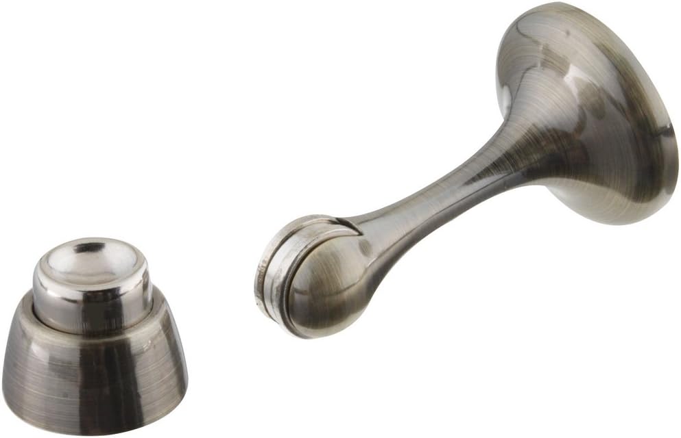 National Hardware S825-638 8208 Magnetic Doorstops in Antique Brass