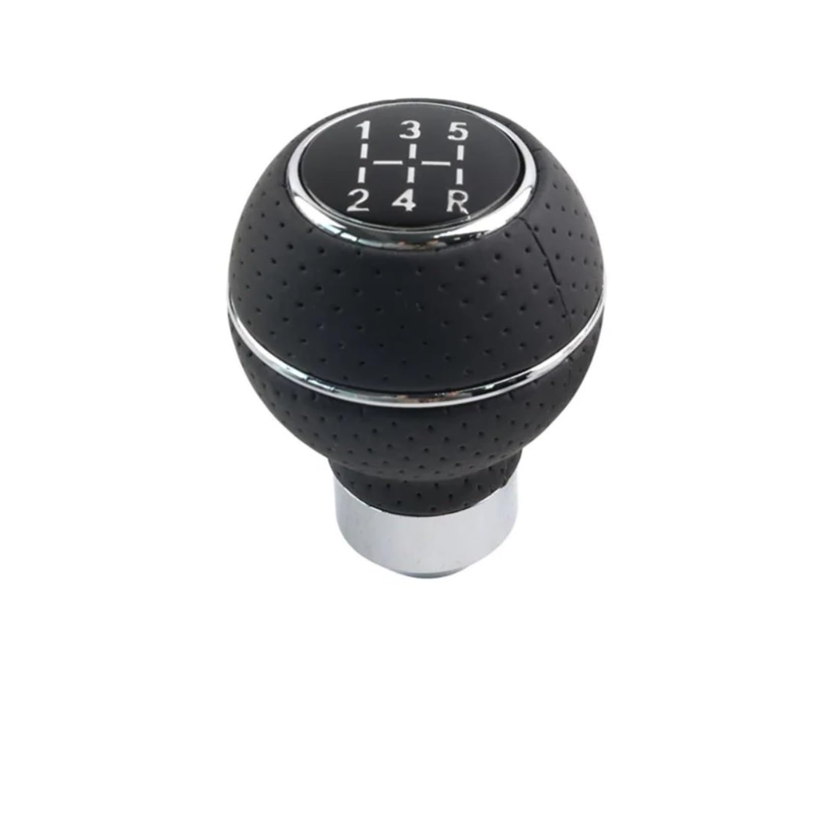 Glblpexelr Silver Upgrade Gear Stick Knob For 5 Speed Manual Ball Shift Knob