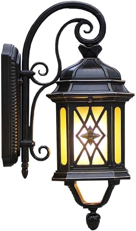 TWTCC TWTCC Wandmontage licht Externe landschap wandlamp lamp IP65 Waterdichte aluminium glazen wandlantaarn outdoor tuin binnenplaats villa patio veranda decoratie wand sconce e27 armatuur verlichting Binn