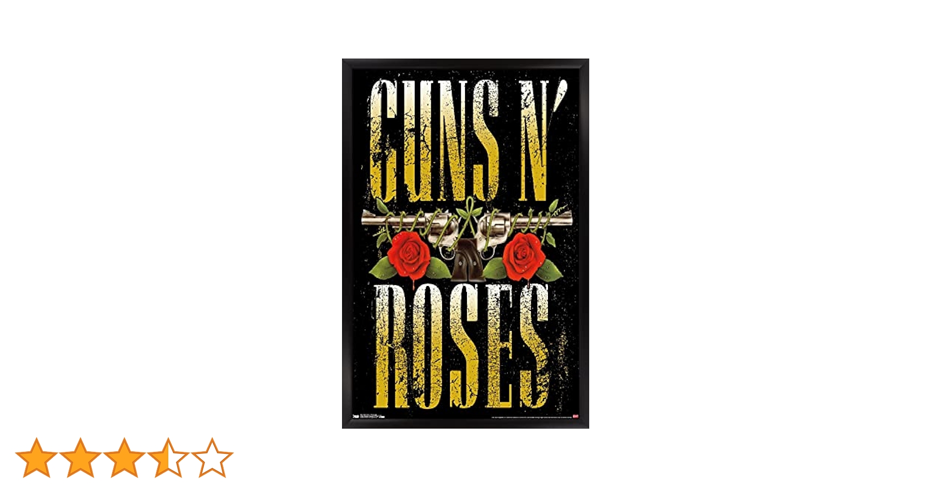 Amazon.co.jp: トレンド国際Guns N ' roses-stackedロゴフレーム
