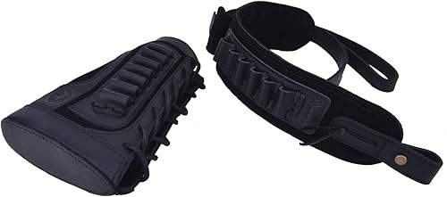 Miniatura 5 de Funda de cuero para rifle de escopeta con eslinga de pistola para .357 .30-30 .30-06 .45-70 .22LR 12GA 16GA 20GA