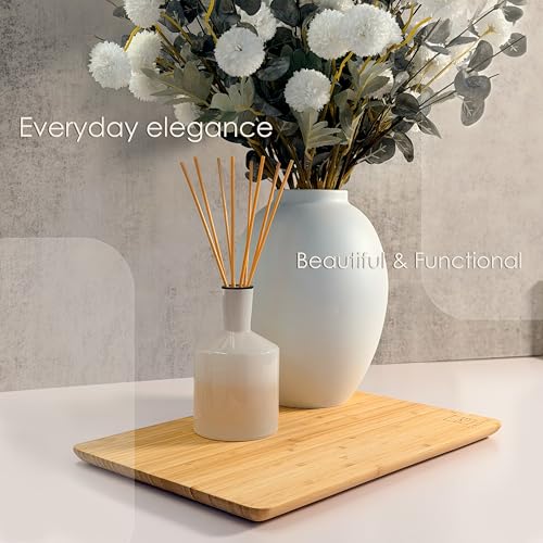 Tabla de Cortar de Bambú para Cocina – Tabla Premium de Madera Natural, Duradera y Ecológica para Cortar Carne, Verduras y Charcutería por OASYH miniatura 7