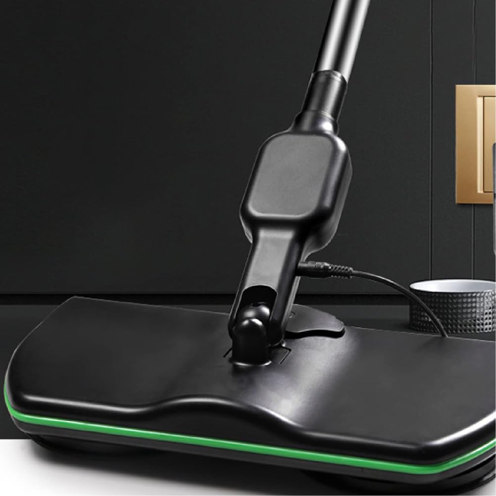 Mopa Giratoria Eléctrica de Limpieza,Mopa Spinning Recargable con Mango Ajustable,2 Almohadillas Microfibra y 2 Almohadillas Pulido,para Suelos de mármol,parqué y demás