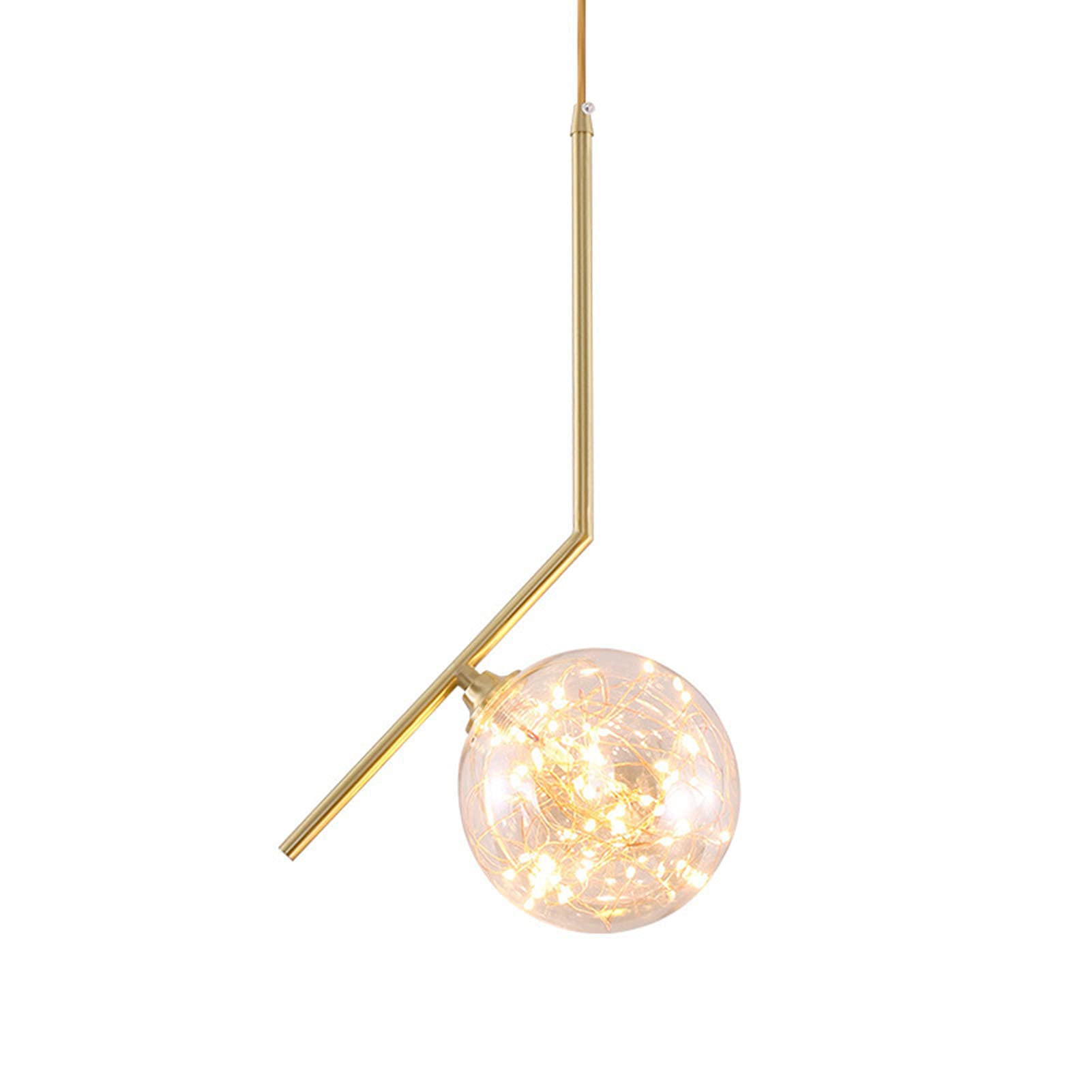 Lustre LED nordique gypsophile pour éclairer un couloir sombre