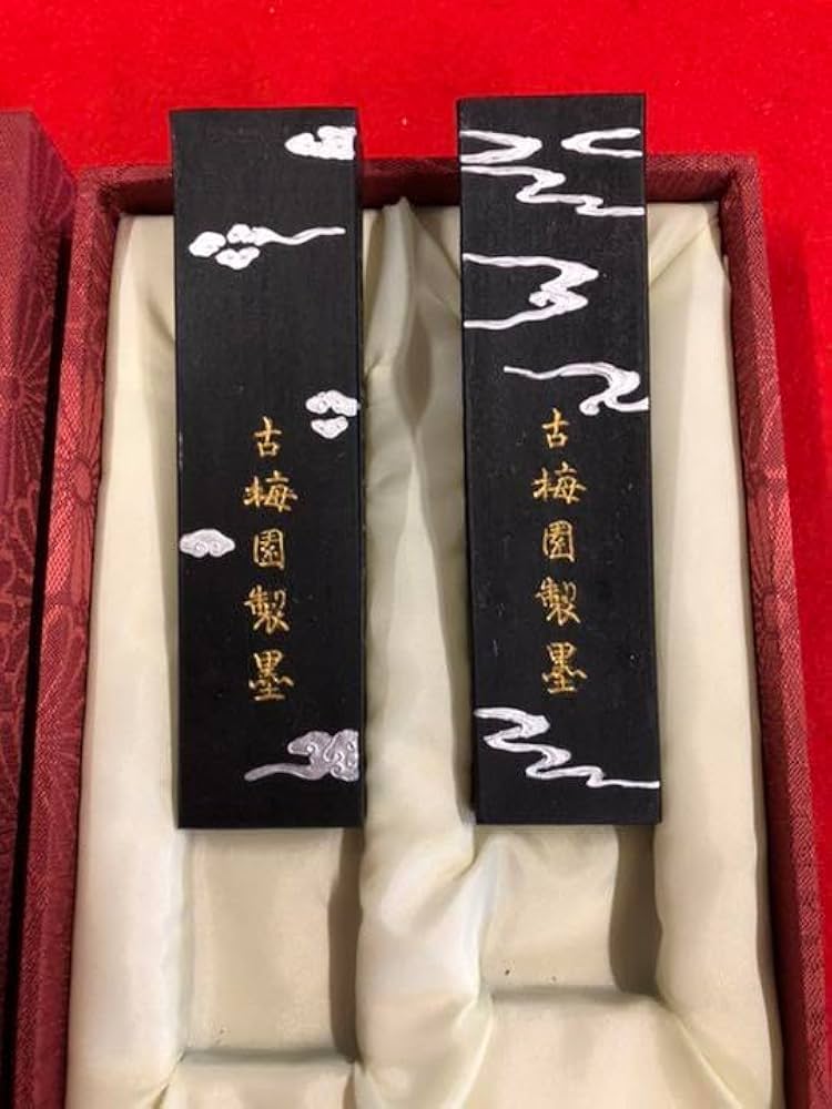 古梅園　1577年創業奈良墨老舗『鹿膠油煙墨』稀少膠使用墨 鹿膠油煙墨 1.0丁型 古梅園 - 書道用品、墨、墨液、紙、筆を卸