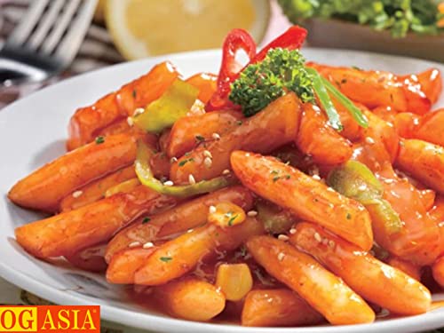 Yopokki Doppelpack Süß/Würzig + Jjajang Bohnen - Reiskuchen im Becher - Sweet/Spicy + Black Beans Rice Cake Cups - Tteokbokki koreanische Reiskuchen - OG ASIA - 260g