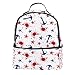 Mochila ligera de cangrejos marinos marinos con anclajes de estrellas de mar para la universidad, viajes, escuela, mochila informal para hombres y mujeres, Multicolor, Talla única