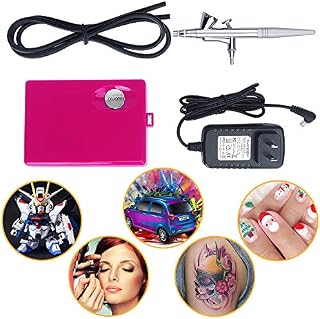 Airbrush Makeup Kit, Fy-light Cosmetic Makeup Airbrush and Compressor System for Face, Nail