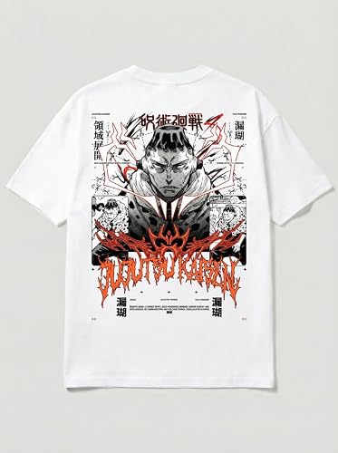 SEAM SYNDICATE Anime Printed T Shirt for Men | Jujutsu Kaisen Jogo