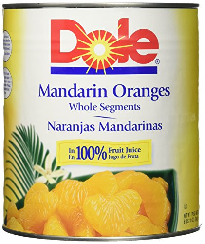 DOLE Mandarin Oranges Whole Segments In Light Syrup 106 Oz Can