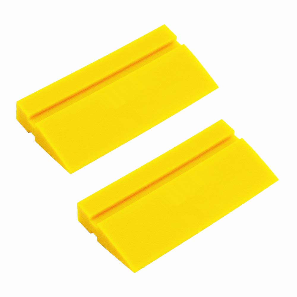GUGUGI 2Pack Car Water Blade Rubber Squeegee for Vinyl Window Wiper