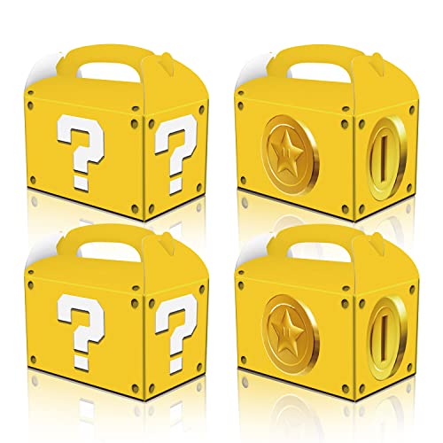Ainste 12 Pcs Mario Party Gift Box,Mario Birthday Party Supplies,Mario Party Favors #TOP3