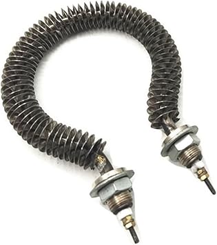 24V 300W DC Heater Finned Heating Element Stainless Steel Hot Air Heater Electric Spiral Heating Resistors