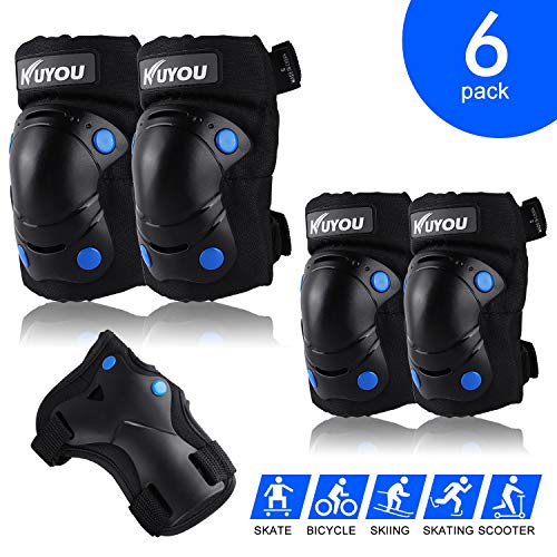 Knee Pads for Kids, Protective Gear Set Knee Pads Elbow Pads Wrist Guards