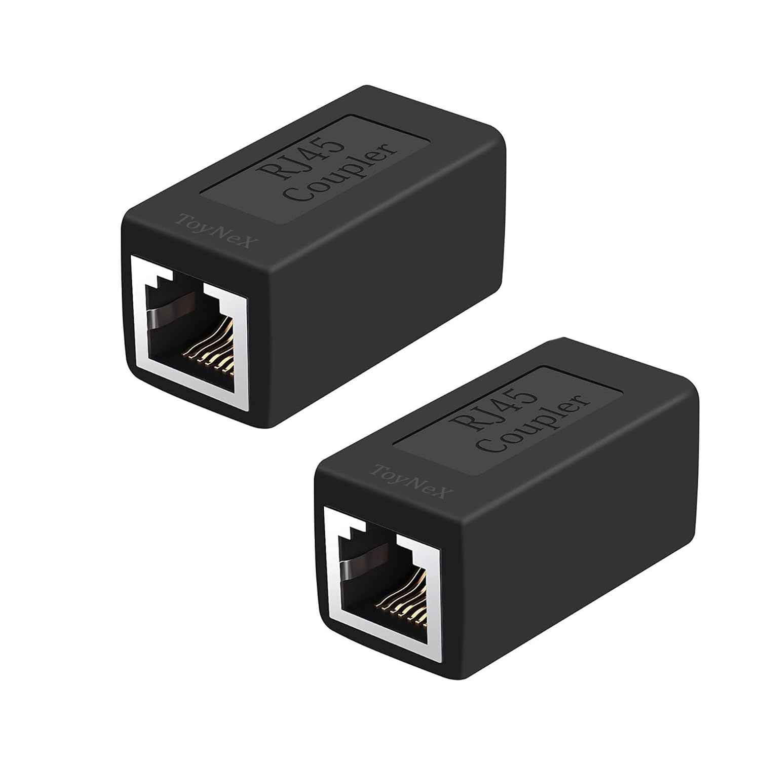 Ethernet Cable Connector, RJ45 Connector, LAN Cable Adapter, RJ45 Coupler, Powerline Network Adapter, Ethernet Female to Female Joiner, WiFi Extender Link USB Socket Switch. (Black)-image-41