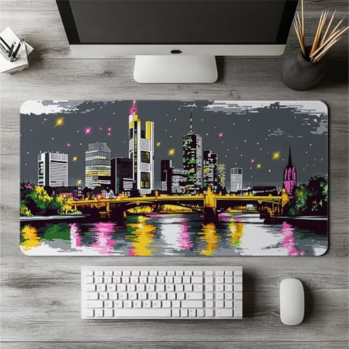 Tapis de Souris Gaming XXL Antidérapant pour Éviter les Glissements de Bureau