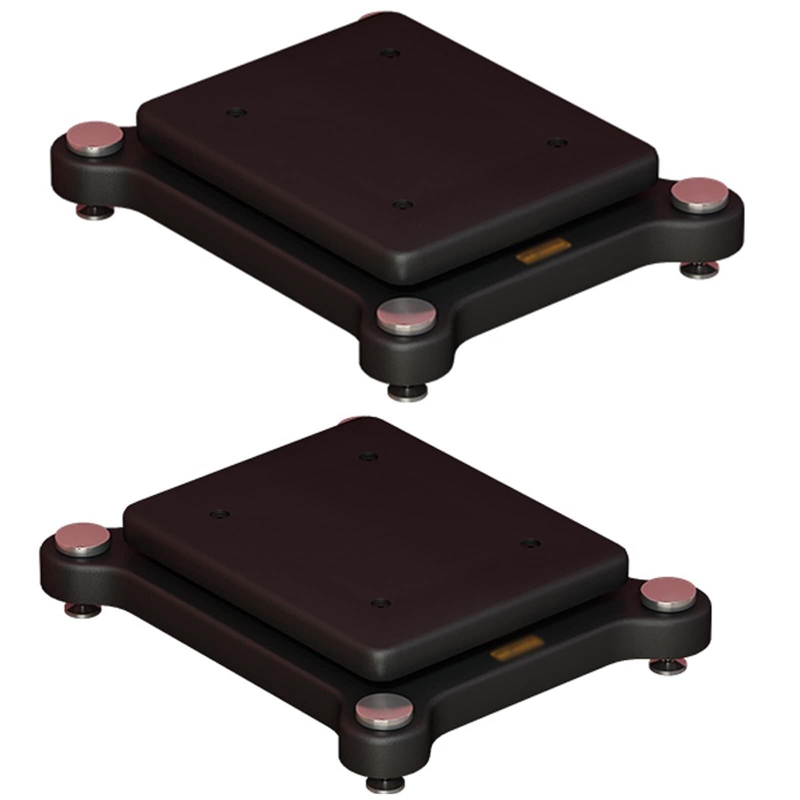 Supporto isolante per subwoofer, piattaforma antivibrazione a 2 strati per monitor da studio, home theater, altoparlanti da scaffale