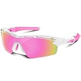Rosemal Sports Sunglasses Polarized Cycling Sunglasses Running Driving Fishing Hiking for Men Women UV400 TAC TR90