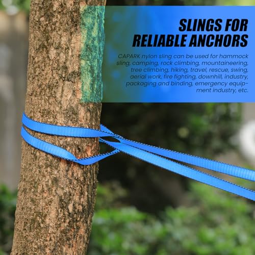 Capark 18Mm Nylon Climbing Slings Runners 23 Kn Strong Webbing Straps For Rock Climbing thumb #5