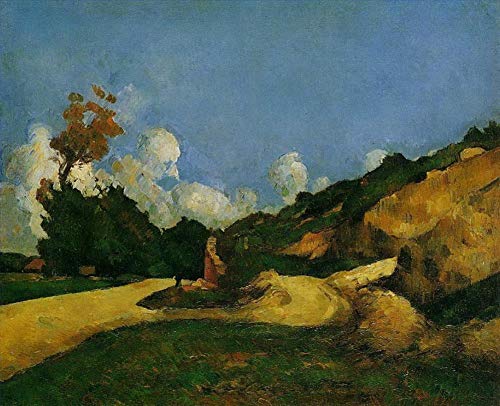 Peinture Cézanne Route 1871 : l'art à l'huile sur toile pour passionnés d'histoire