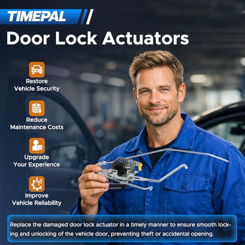 Image of Front Driver Door Lock Actuator Compatible with Toyota Tacoma 1998-2004 | Front Left Driver Side Door Lock Actuator, Non Power Door Latch Replaces 69320-04010