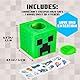 Minecraft Creeper Maze Safe - Offiziell lizenziertes Sparschwein, Labyrinth lösen, um Geld freizuschalten, Sammlerartikel mit dekorativen Aufklebern, Geschenk für Gamer