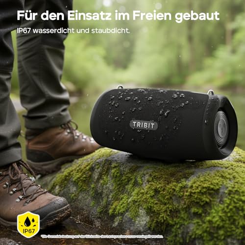 Tribit StormBox Lava Outdoor Bluetooth Lautsprecher, 80 W, XBass – Ansicht 4