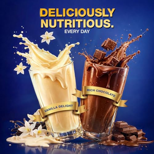 Image of Ensure Strength Pro | High Protein Nutritional Drink for Adults | Rich Chocolate (400g) | 30g Protein, Low GI, Gluten Free | L-Carnitine| No Artificial Flavors | Scientifically formulated with Power of 7- Muscles, Bones, Heart, Immune System, Metabolic System, Nervous system, Blood Cells health